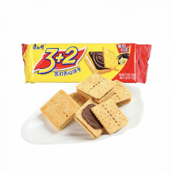 3+2 Sandwich Cracker Vanilla Chocolate Flavor 1 Packet 4.41oz.