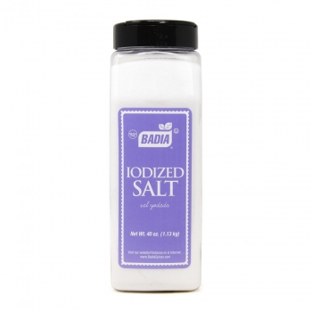 BADIA Iodized Salt 40oz