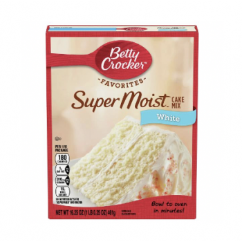 Betty Crockers Super Moist Cake Mix White 461G