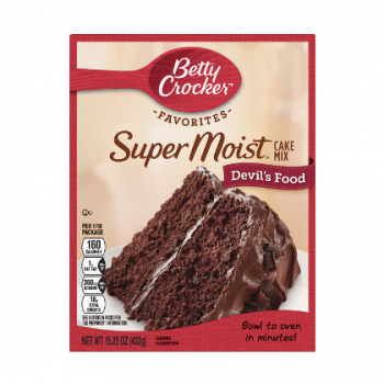 Betty Crockers Super Moist Cake Mix Devil's Food 432G