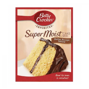 Betty Crockers Super Moist Cake Mix Butter Recipe Yellow 432G