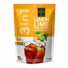 Ranong Tea 3 in 1 Instant Lemon Lime Thai Tea Mix 4.59oz