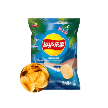 Lay's Potato Chips Garlic Roasted Oyster Flavor 70g