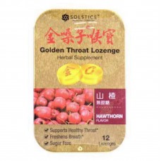 Golden Throat Lozenge Hawthorn Flavor 12Lozenges