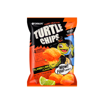 Orion Turtle Flamin Lime Flavor Chips 160g