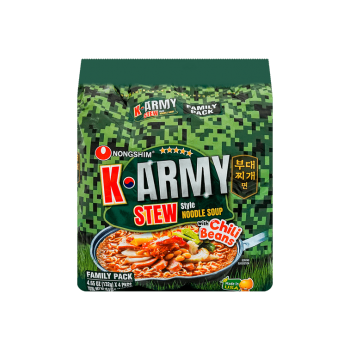 K Army Style Noodle Soup 132g 4pc