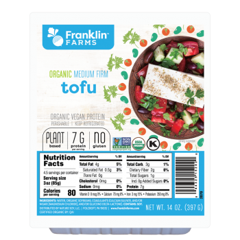 Franklin Organic Tofu Medium Firm 16oz