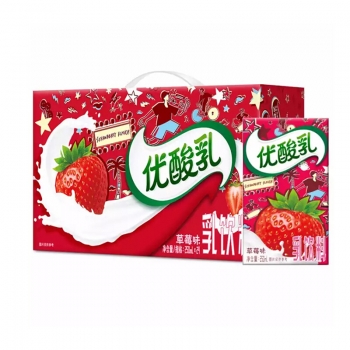 Yili You Yogurt Drink strawberry Flavor 250ml*24 