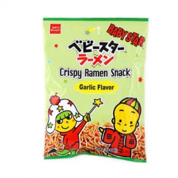 Baby Star Crispy Ramen Snack Garlic 2.47oz