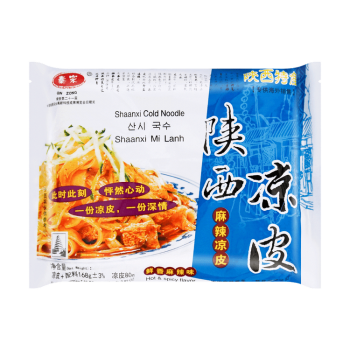 QZ Steamed Cold Noodles Spicy Hot Flavor 160g