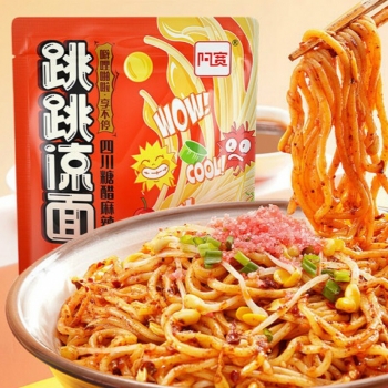BJ Popping Noodles, Sweet and Spicy Flavor 255 g