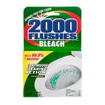 2000 Flushes Automatic Toilet Bowl Cleaner Bleach 1.25oz