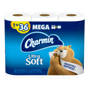 Charmin 9 Mega Bathroom Tissue