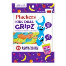 Plackers Kids' Dual Gripz Dental Floss 75ct