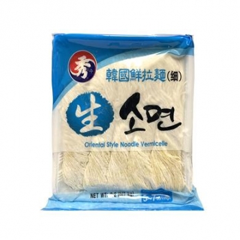 Show Brand Korean Fresh Ramen  Noodle Thin Noodle blue Bag 1kg