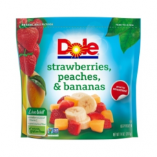 Dole Frozen Strawberries/Peaches/Bananas 14oz