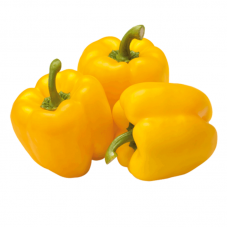 2 Fresh Yellow Bell Peppers (about 1lb)